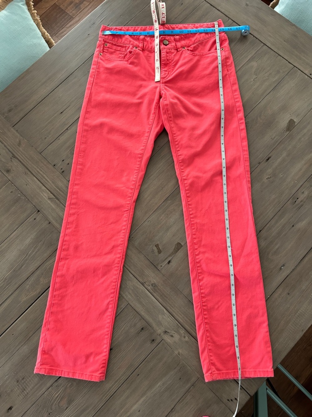 Lilly Pulitzer Orange Jeans Denim Size 6 - Picture 7 of 9